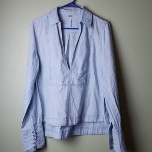 Free People Linen Boho Top - Size Small